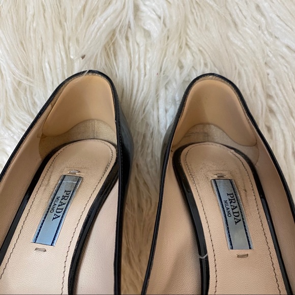 PRADA black patent leather pumps - Picture 13 of 16